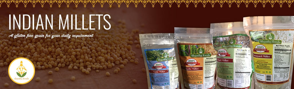 Millets gluten free grains