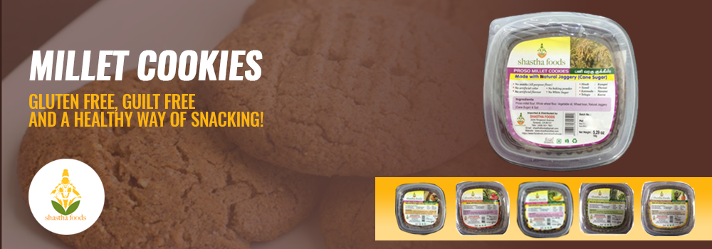 Millet Cookies for guilt free snacking