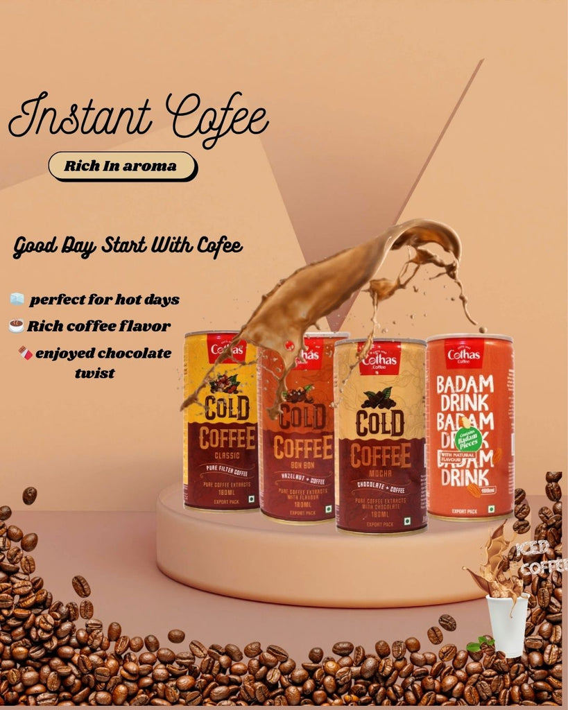 Cothas Ready To Drink Chilled Beverages Combo - Cold Coffee Classic, Bon Bon, Mocha & Badam Drink - Pick any 11