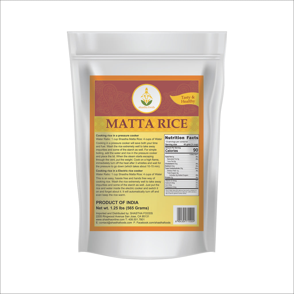Shastha Matta Rice 1.25 lbs