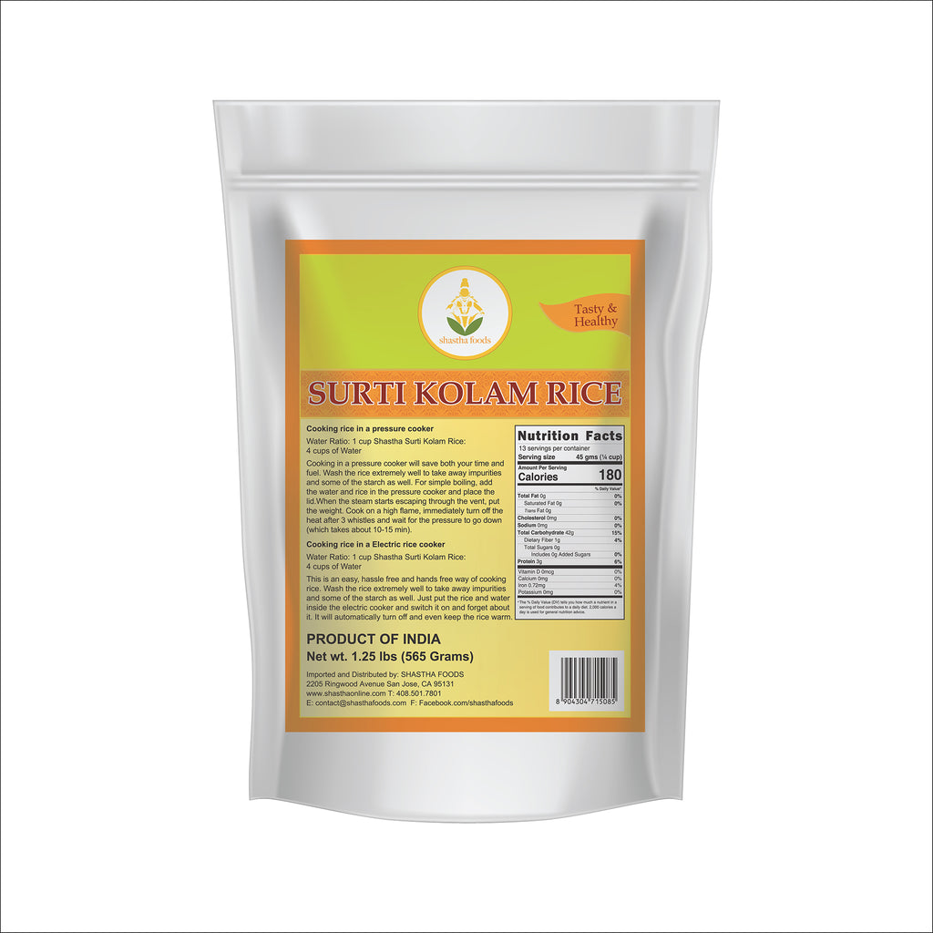 Shastha Surti Kolam Rice 1.25 lbs