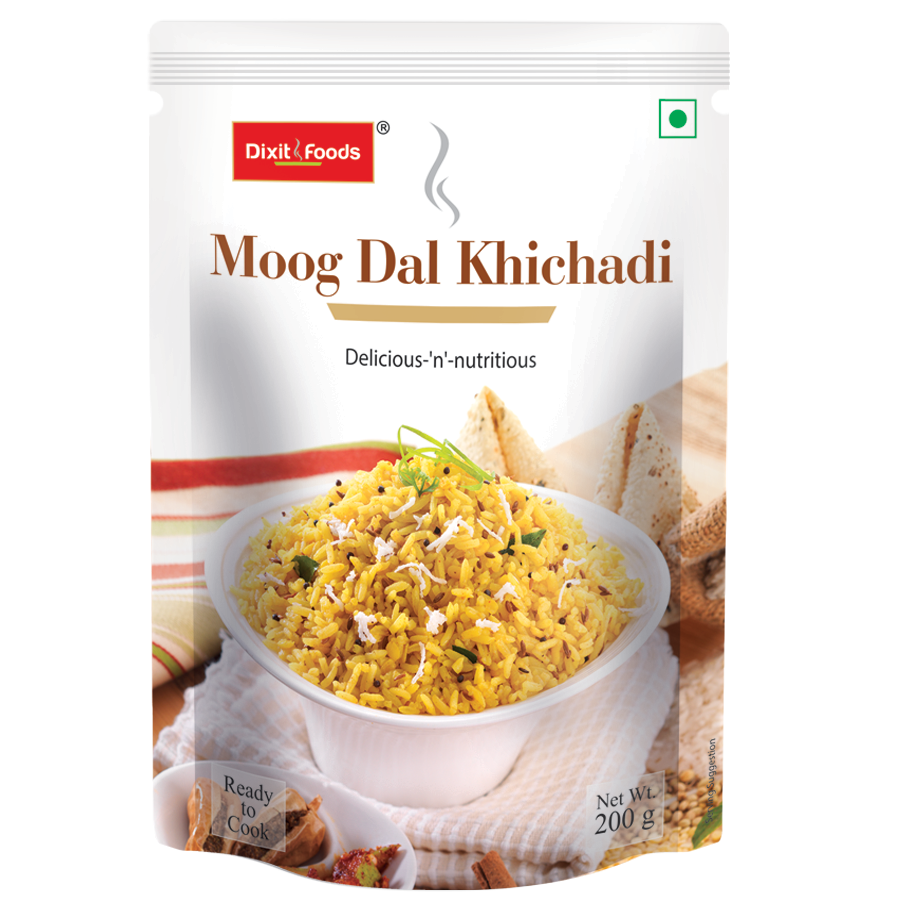Dixit Foods Ready To Eat (RTE) Moog Dal Khichadi 200g
