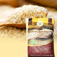 Shastha Brown Sona Masoori Rice 20 lbs