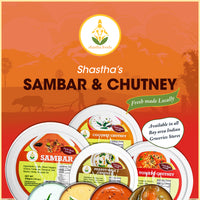 Fresh Made Sambar & Chutney