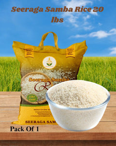 Shastha Seeraga Samba Rice 20 lbs