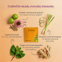 Organic Immunity Herbal Tea - Immune Boost by Dakshin - 16 tea bags | 24 grams