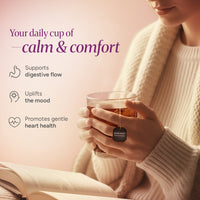 Organic Rose & Cardamom Tea - Calm Digestive by Dakshin - 16 tea bags | 29 grams