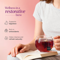 Organic Wild Cherry Blossom Tea - Wellness by Dakshin - 16 tea bags | 29 grams