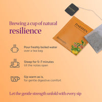 Organic Immunity Herbal Tea - Immune Boost by Dakshin - 16 tea bags | 24 grams