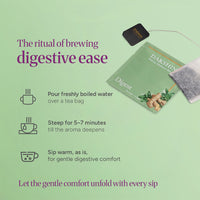Organic Digest Herbal Tea - Gut Relief by Dakshin - 16 tea bags | 24 grams