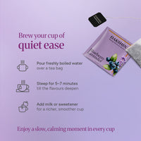 Organic Blueberry Lavender Tea - Antioxidant by Dakshin - 16 tea bags | 29 grams