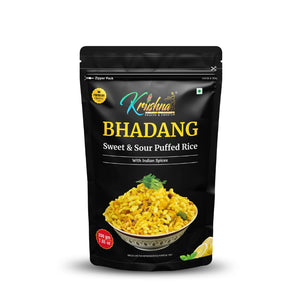 Krushna Tangy Bhadang 200g - Spicy & Tangy Puffed Rice Snack