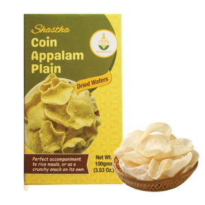 Shastha Coin Appalam Plain (100 gms)