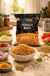 Krushna Masala Shev 300g - Crispy & Spicy Gram Flour Noodles