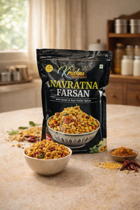 Krushna Navratna Farsan 500g -  Premium Mixed Namkeen