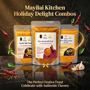 Mayilai Kitchen Holiday Delight Combo A - Includes Free Shipping Pack of 3