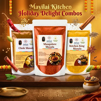 Mayilai Kitchen Holiday Delight Combo  D - Includes Free Shipping Pack of 3