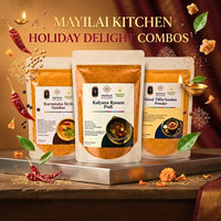 Mayilai Kitchen Holiday Delight Combo  E - Includes Free Shipping Pack of 3