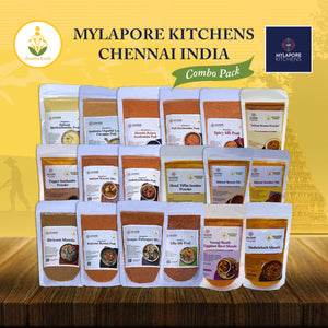 Mylapore Kitchens  Special Combo - 18 items (Includes Free Shipping)