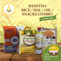 Shastha Combo ; Rice / Dal / Oil / Snacks