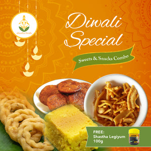 Diwali Sweets & Snacks Special -  Combo (Includes Free Shipping)