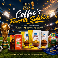 FIFA World Cup Celebration Combo – Coffee with SBB Snacks Pack of 5 + Free Shipping