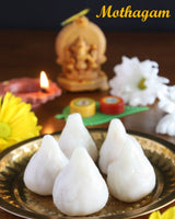 ( Eco Friendly Seed Ganesha )  Plain Clay Simahasanam  " 9 " - Combo Pack B (Includes Free Shipping )