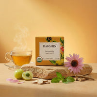 Organic Immunity Herbal Tea - Immune Boost by Dakshin - 16 tea bags | 24 grams