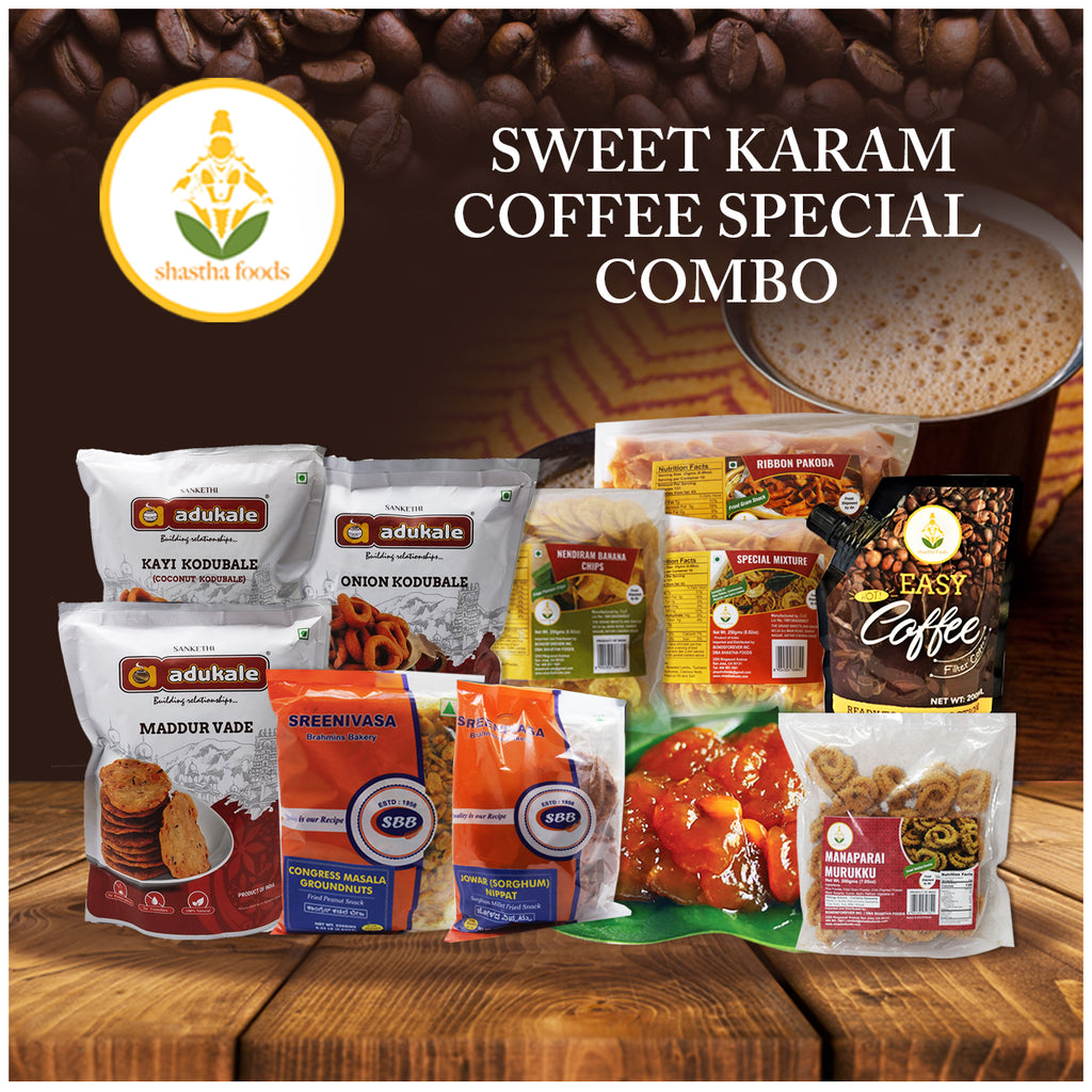 Shastha Sweet Karam  & Coffee Special Combo - (FOR PICKUP ONLY )