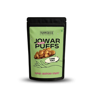 Shastha Jowar Puffs Pudina Punch 50g – Crispy & Refreshing Mint-Flavored Sorghum Snack