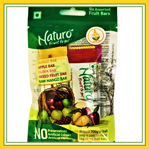Naturo Assorted Mixed Fruit Bar - 6 Packs (Each pack 7g x 6 pcs)