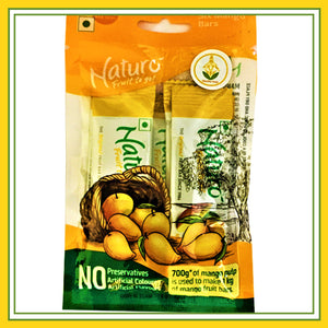 Naturo Mango Fruit Bar  - 6 Packs (Each pack 7g x 6 pcs)