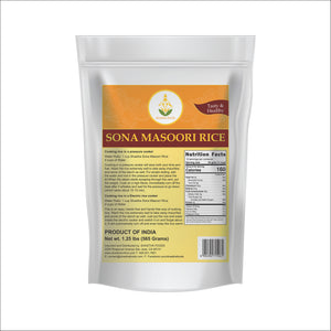 Shastha Sona Masoori White Rice 1.25 lbs