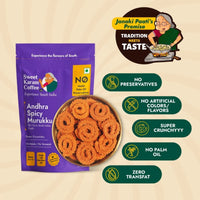 Sweet Karam Coffee (SKC) - Andhra Spicy Murukku - 180g