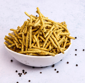 Shastha (Nellai) Pepper Sev 250 Gms - Crunchy, Spicy & Flavorful Snack