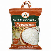Shastha Foods Premium Crystal Sona Masoori Rice – 20lbs