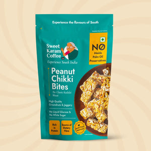 Sweet Karam Coffee (SKC) - Peanut Chikki Bites- 180g