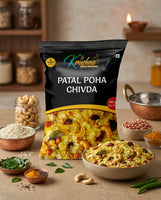 Krushna Pohe Chivda 400g - Crispy Flattened Rice Mix