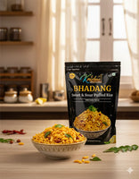 Krushna Tangy Bhadang 200g - Spicy & Tangy Puffed Rice Snack