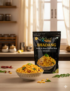 Krushna Tangy Bhadang 200g - Spicy & Tangy Puffed Rice Snack