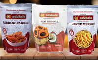 Adukale kayi Kodubale  , Ribbon Pakoda and Benne Murukku - TARGET COMBO