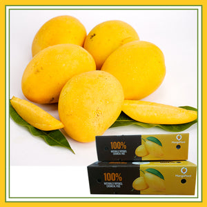 Fresh Indian Banganapalli Mangoes - 8pcs / BOX (For Pickup only )