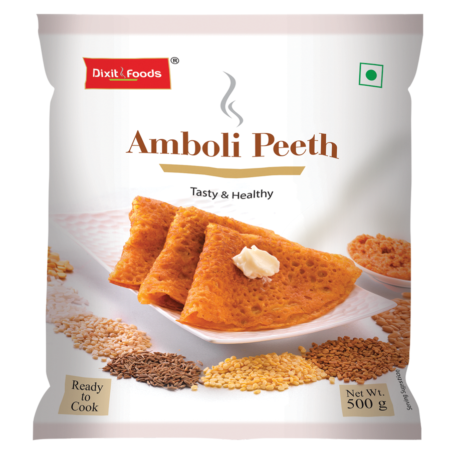 Dixit Foods Ready To Eat (RTE) Amboli Peeth 500g