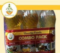 Shastha Chekku Oil (Cold Pressed Oil) Combo Pack (200 ml x 3 Nos)