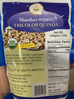 Shastha  Tri-Colour Quinoa 1 Lbs