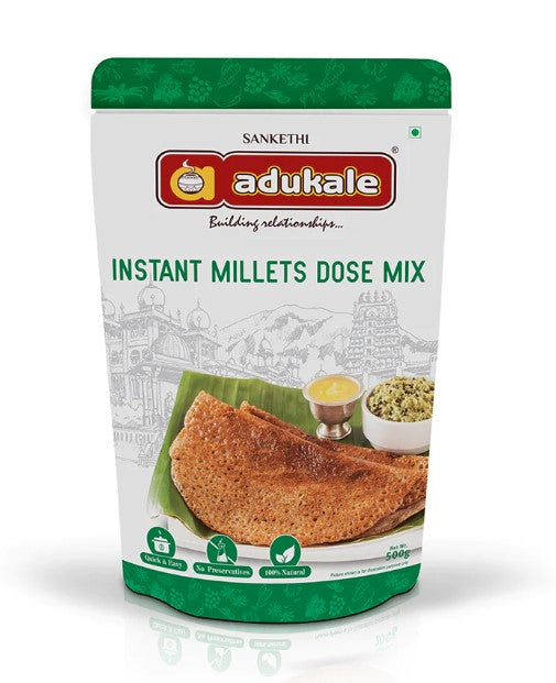 Adukale  Instant Millets Dose Mix 500g