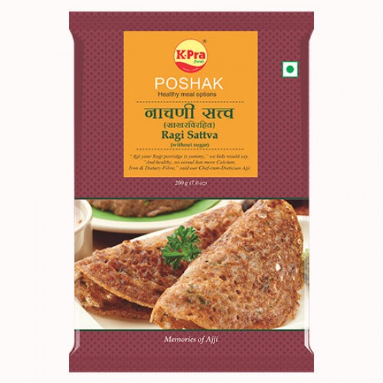 K-Pra Poshak Ragi Malt Without Sugar 200 gms
