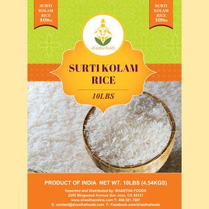Shastha Surti Kolam Rice 10 lbs