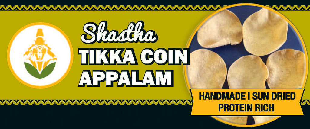 Shastha Tikka Appalam Masala Coin 100 Gms