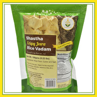 Shastha Crispy Jeera (Cumin) Rice Vadam (100 gms)